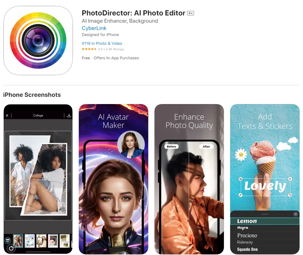 PhotoDirector - AI Photo Editor